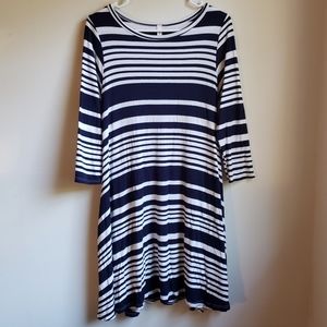 Jardin by Macris Striped Maxi Dress